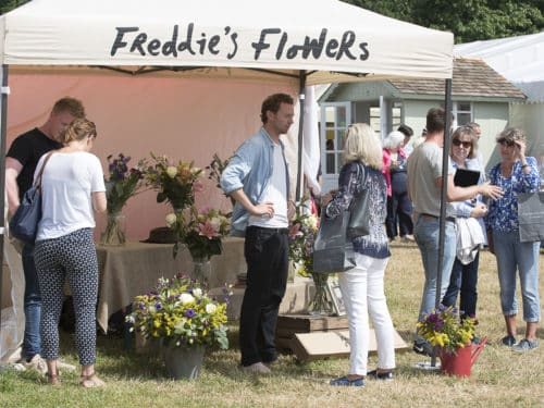 Freddie's Flowers | Exhibitor at Wealden Times Fair | Hole Park | Rolvenden | Midsummer Fair.